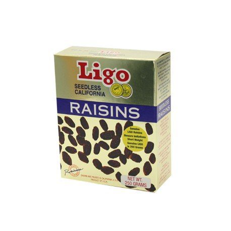 CALIFORNIA RAISINS SUN VALLEY 250 GR - SUPERMIX