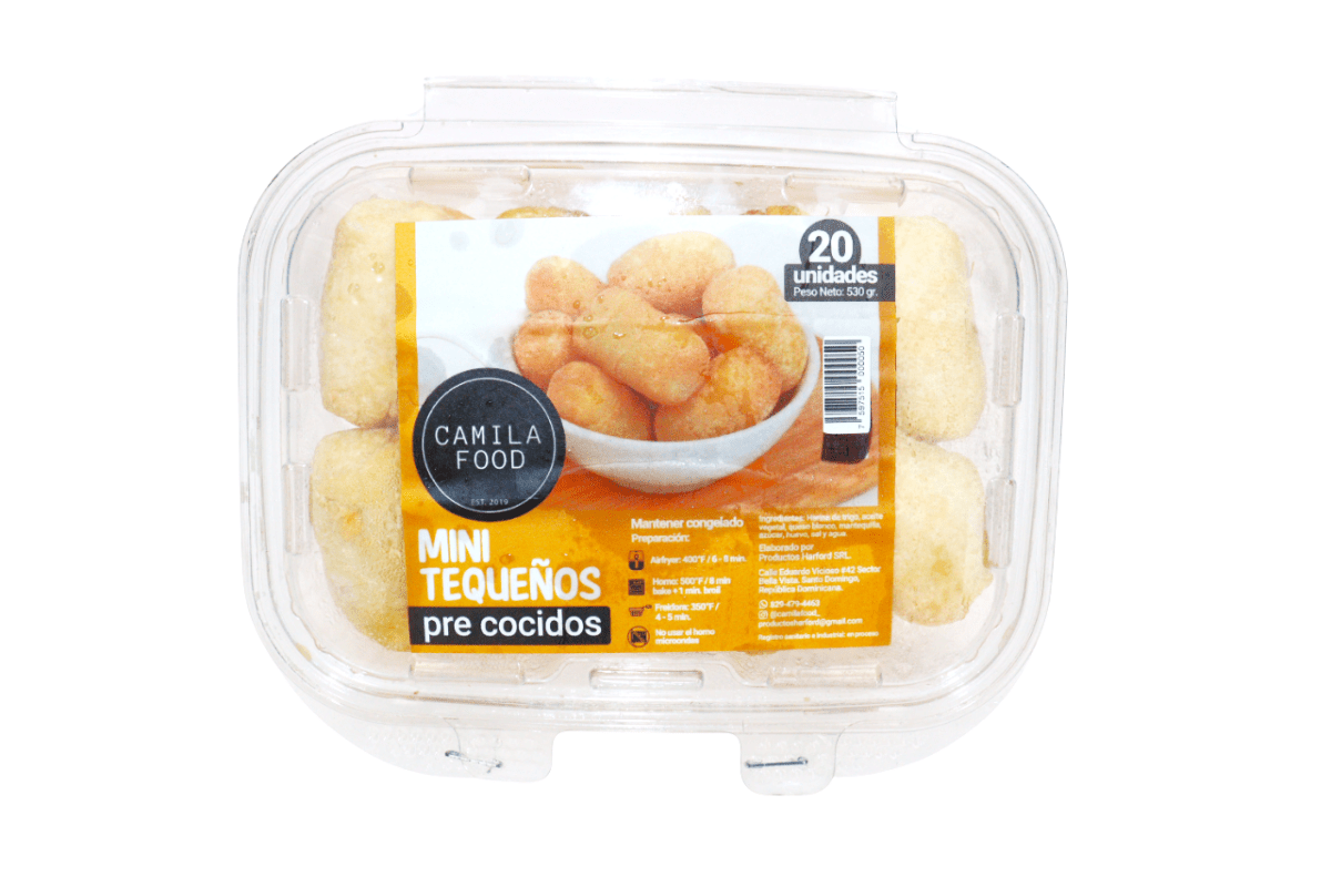 CAMILA FOOD MINI TEQUEÑO PRECOCIDOS DE QUESO BLANCO 20 UND - SUPERMIX