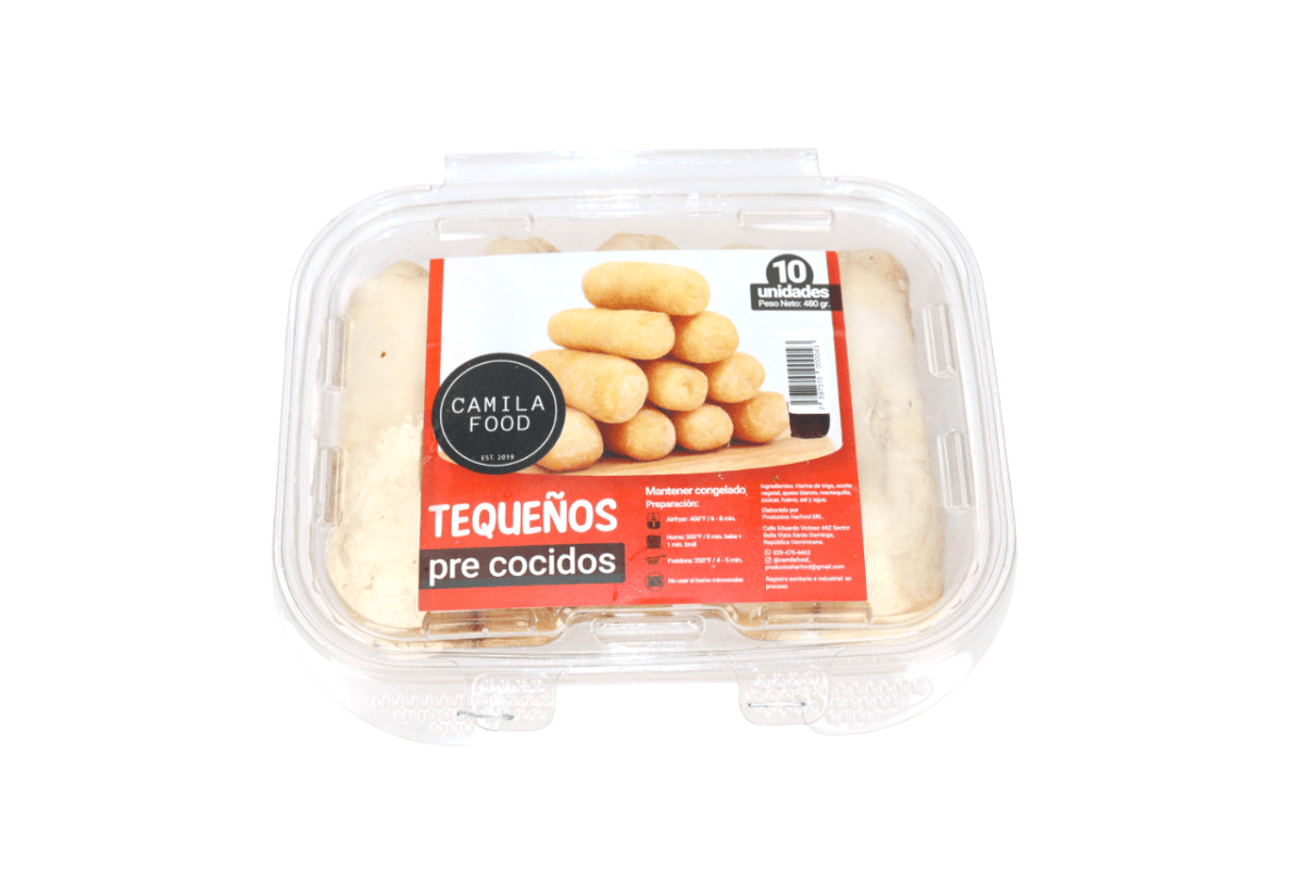 CAMILA FOOD TEQUEÑO PRECOCIDOS DE QUESO BLANCO 10 UND - SUPERMIX