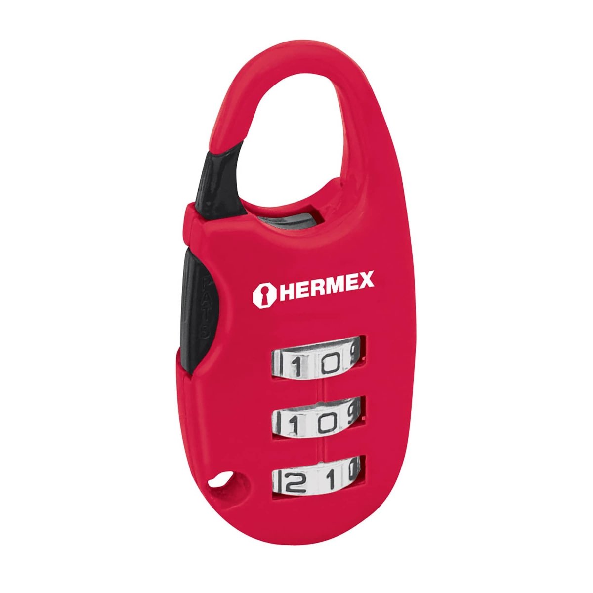 CANDADO 25MM PARA MALETA CON CONBINACION HERMEX - SUPERMIX