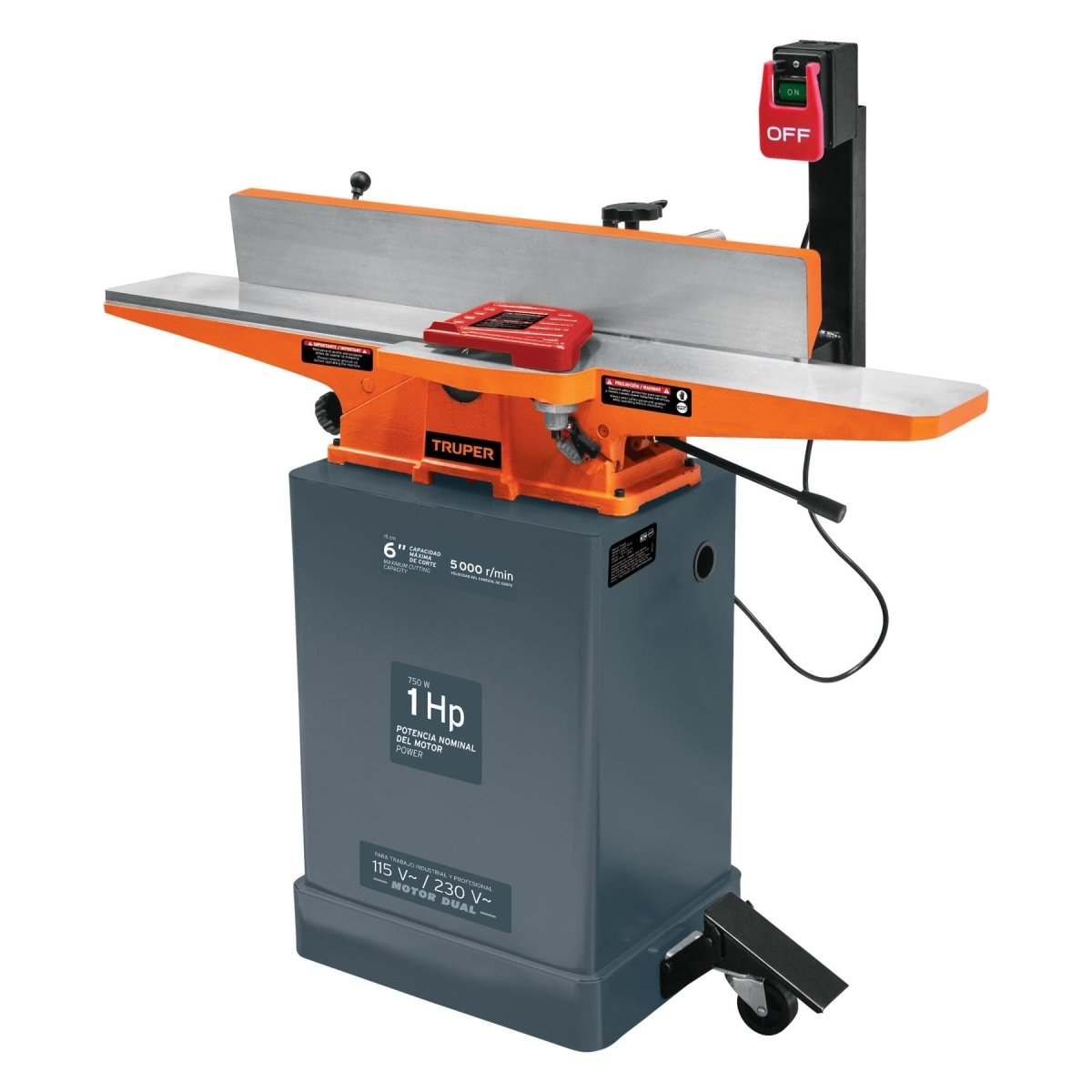 CANTEADORA PARA MADERA 6" TRUPER - SUPERMIX