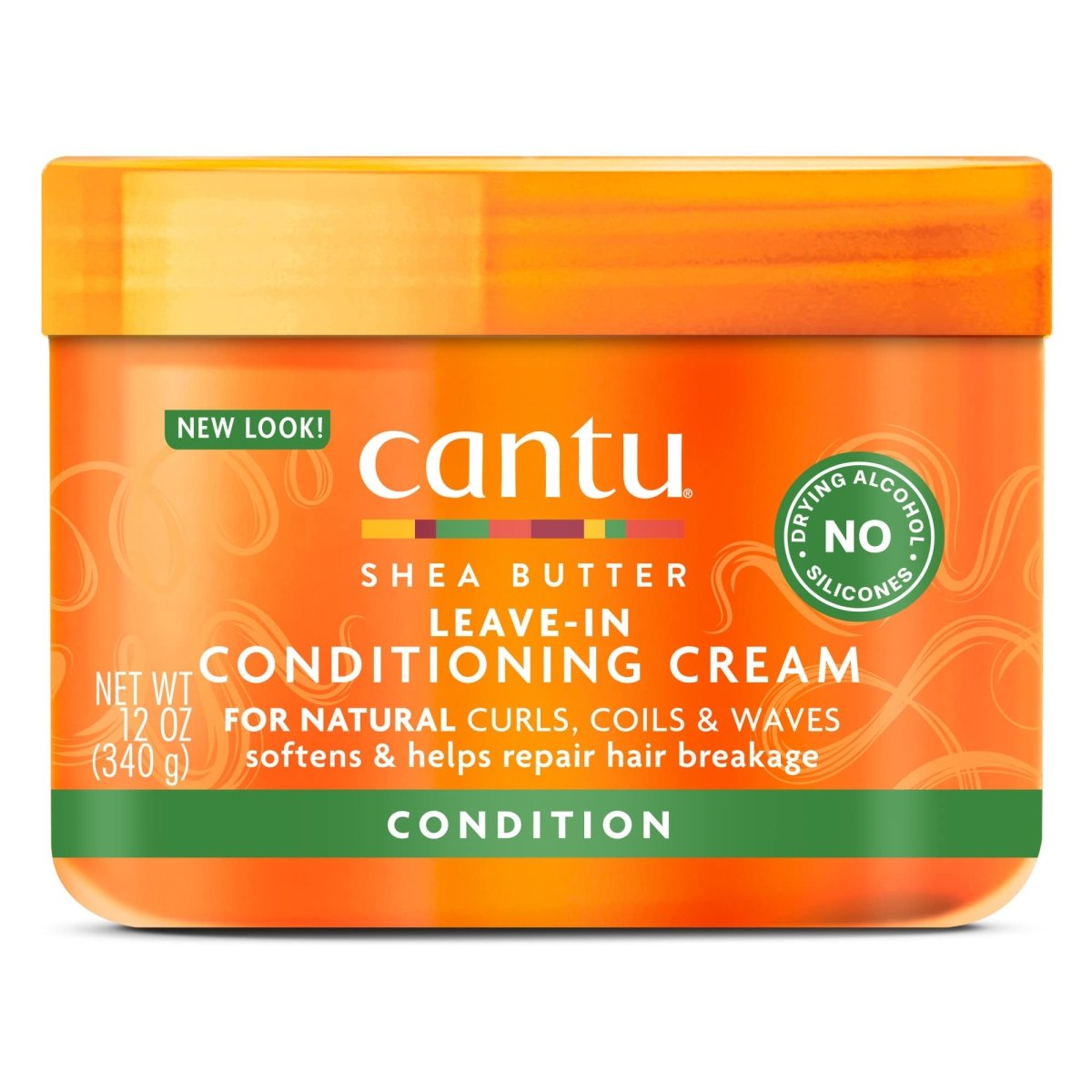 CANTU NATURAL LEAVE - IN CONDITIONING CREAM 12OZ - SUPERMIX