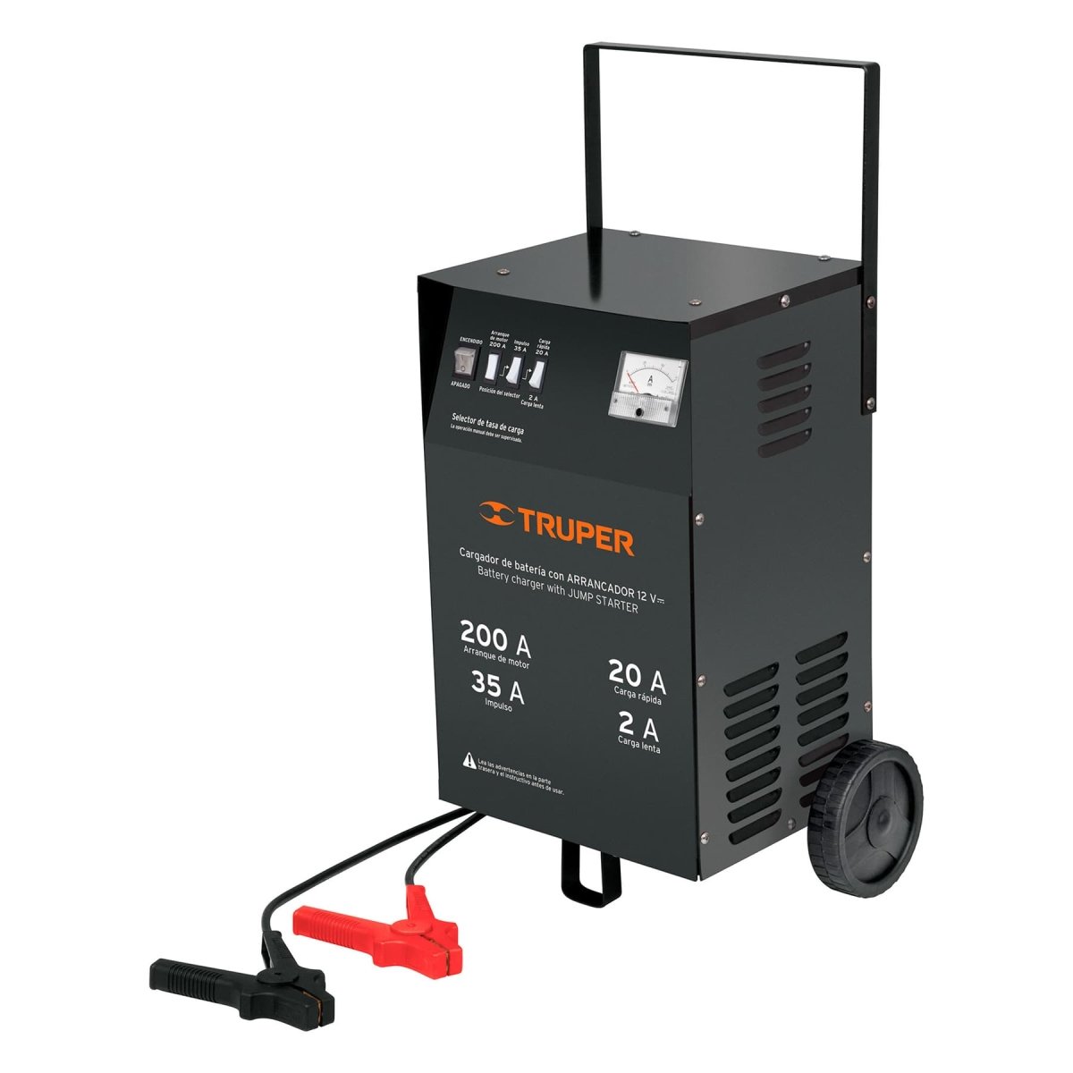 CARGADOR P/BATERIAS 12V 200A CARBA - 200 TRUPER - SUPERMIX