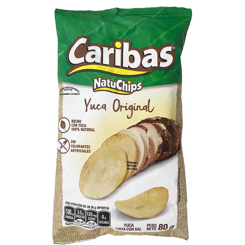 CARIBAS YUCA ORIGINAL 110 GRS FRITO - LAY 30/1* - SUPERMIX