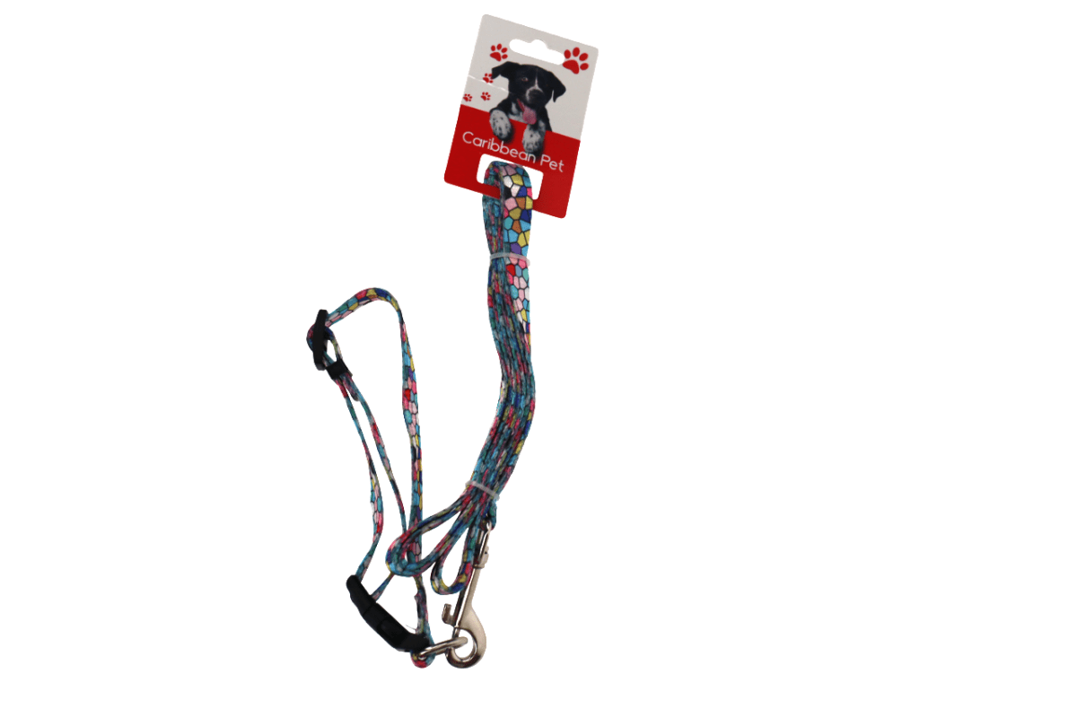 CARIBBEAN PET COLLAR CON PASEADOR 120 CM - SUPERMIX