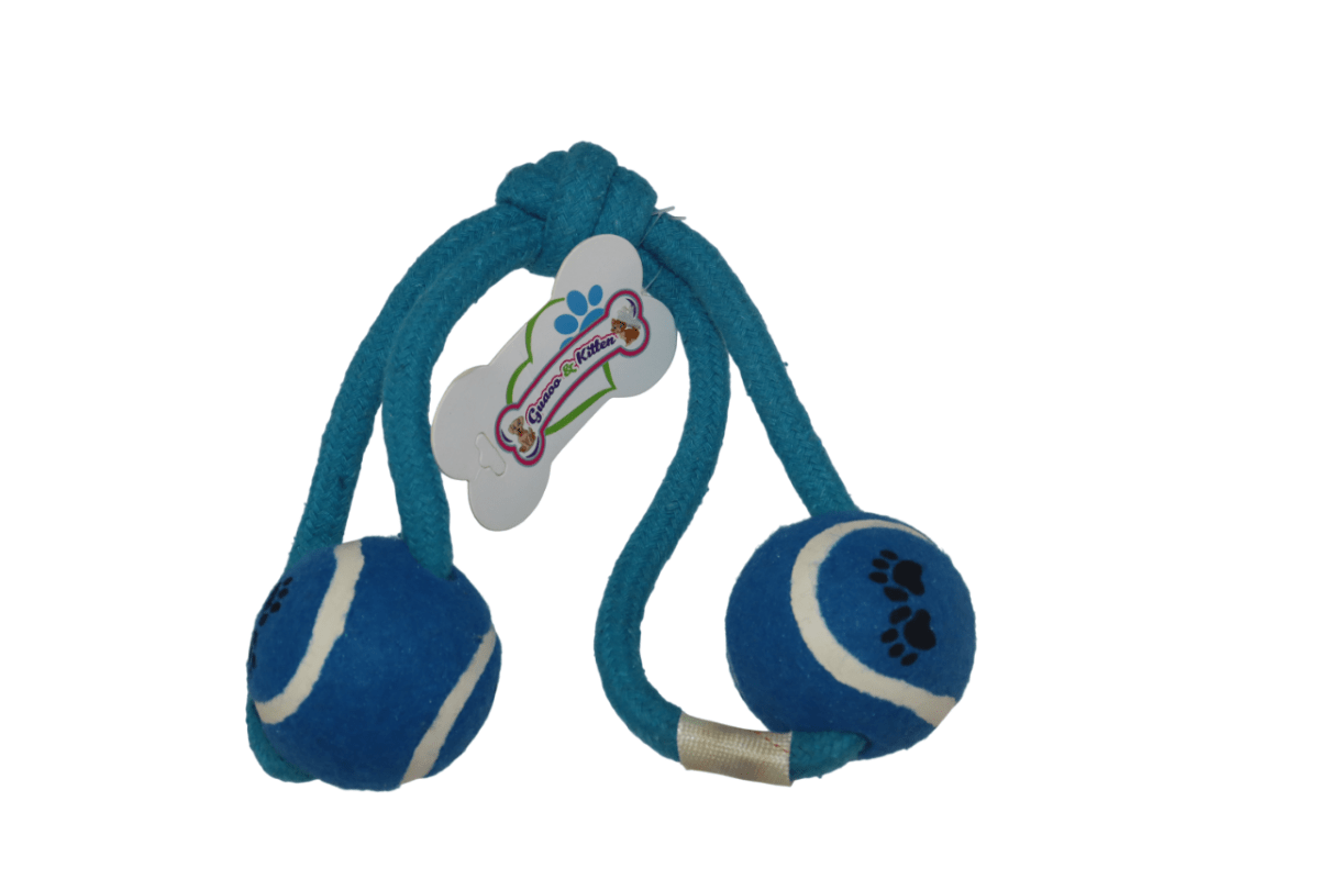 CARIBBEAN PET JUGUETE NUDO CON PELOTA - SUPERMIX