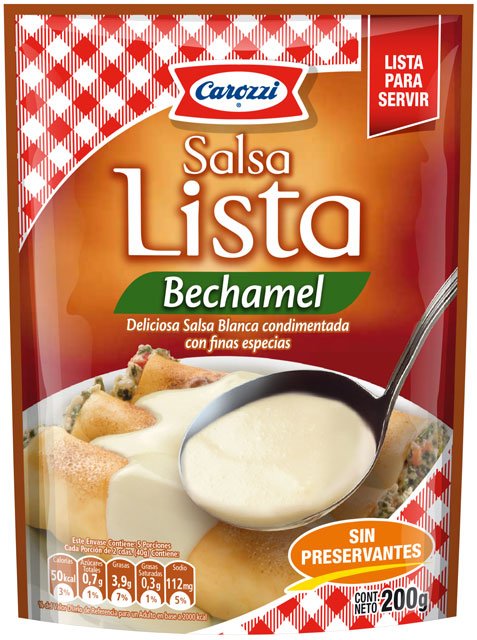 CAROZZI SALSA LISTA BECHAMEL 20/200 GR - SUPERMIX