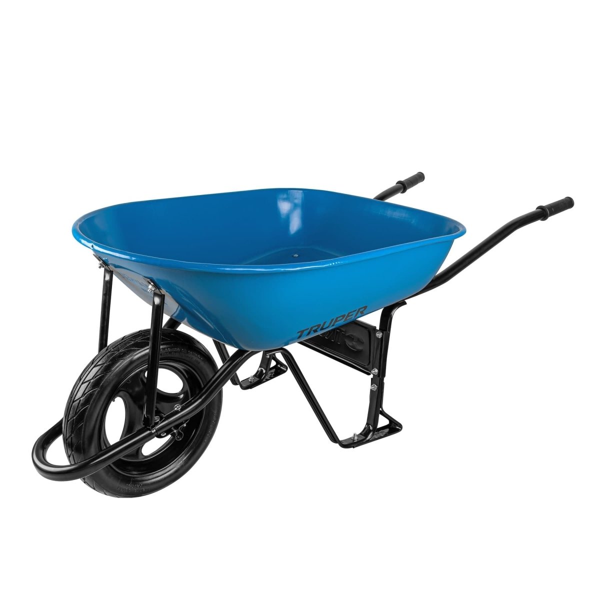 CARRETILLA 5FT3 MANGOS DE HIERRO Y GOMA IMPONCHABLE TRUPER - SUPERMIX