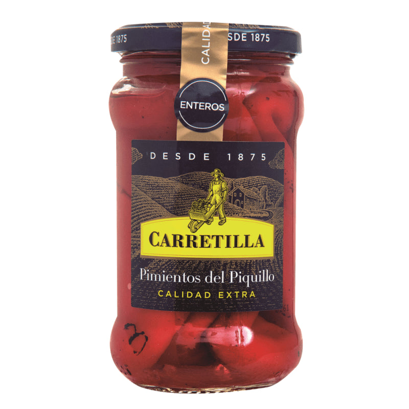 CARRETILLA PIMIENTOS PIQUILLO (FRASCO) 290 GR - SUPERMIX