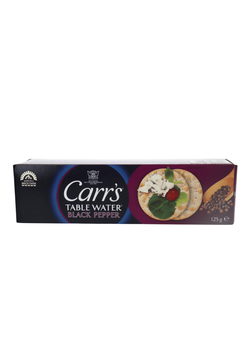 CARR'S GALLETAS TABLE WATER PEPPER 125 GR - SUPERMIX