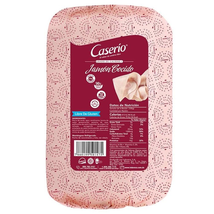 CASERIO JAMON DE CERDO 2 LB - SUPERMIX