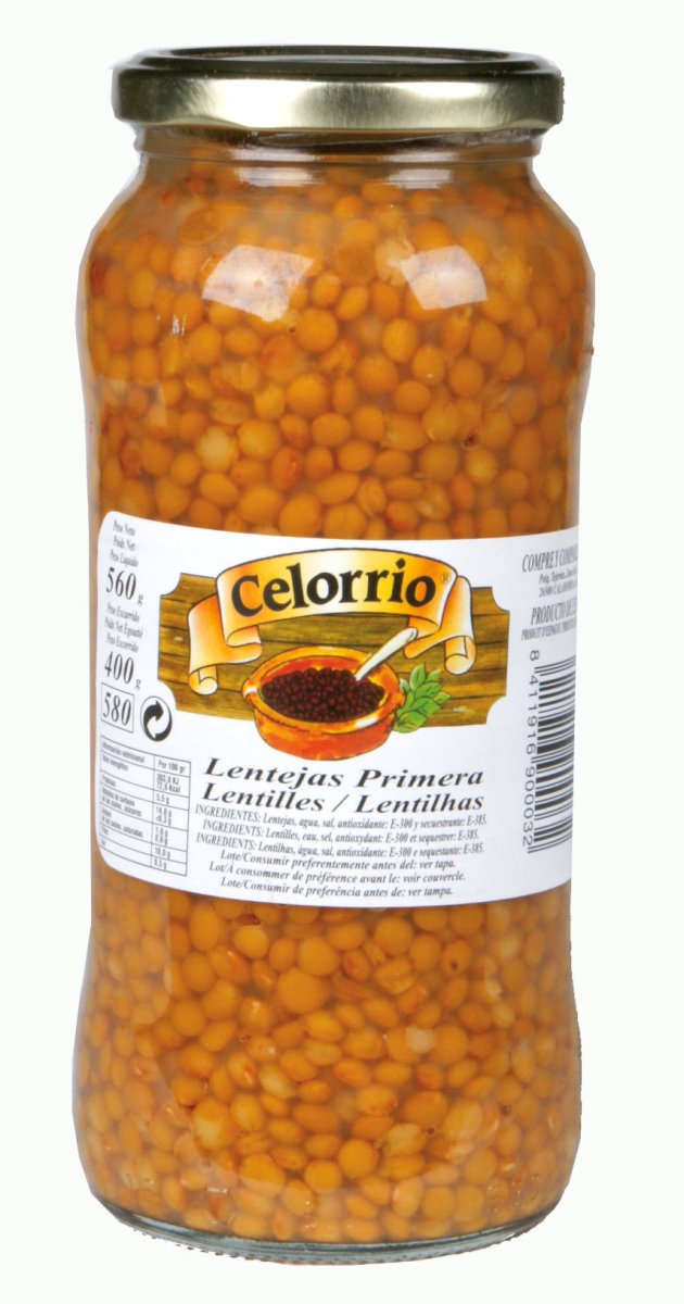 CELORRIO LENTEJAS PRIMERA TARRO 560 GR - SUPERMIX