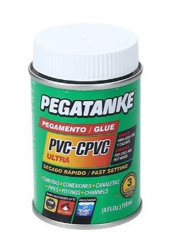 CEMENTO PVC - CPVC PEGATANQUE 4 OZ* - SUPERMIX