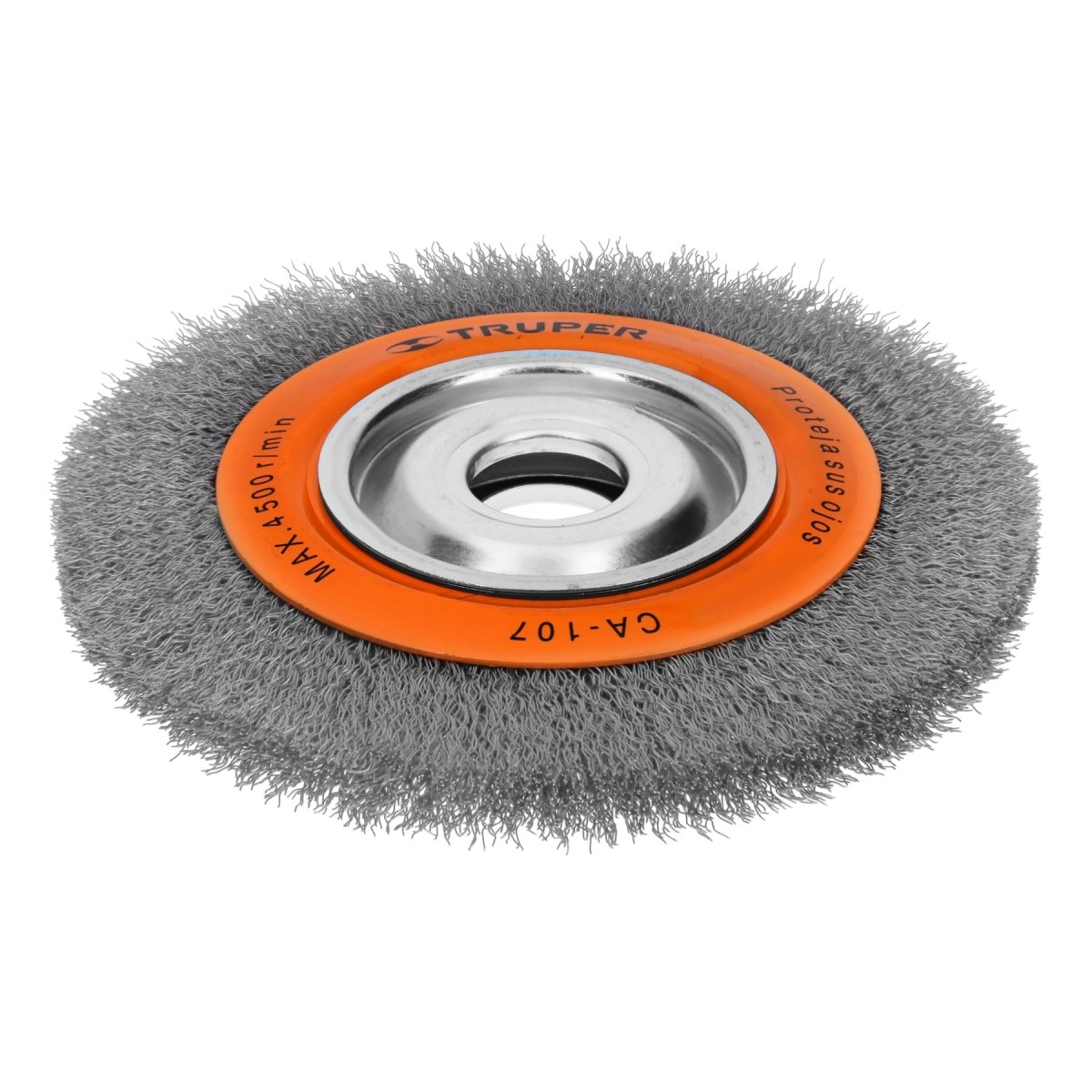 CEPILLO DE ALAMBRE ONDULADO 13/16" X 8" PARA ESMERIL TRUPER.. - SUPERMIX