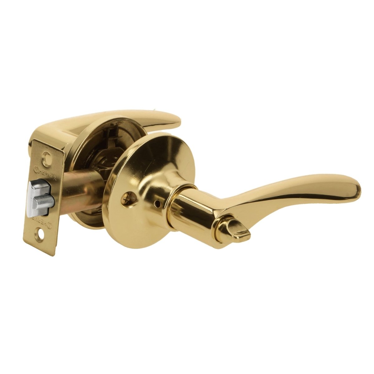 CERRADURA DE MANIJA PARA RECAMARA EN LATON ANTIGUO HERMEX BASIC - SUPERMIX