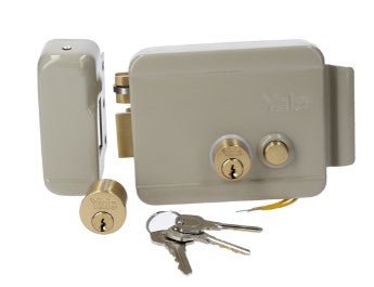 CERRADURA ELEC.IZQUIERDA YALE CON BOTON/TIMBRE - SUPERMIX