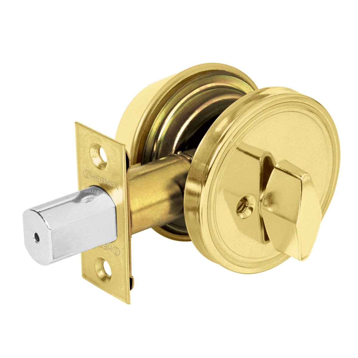 CERROJO LLAVE - MARIPOSA CROMO MATE HERMEX BASIC - SUPERMIX