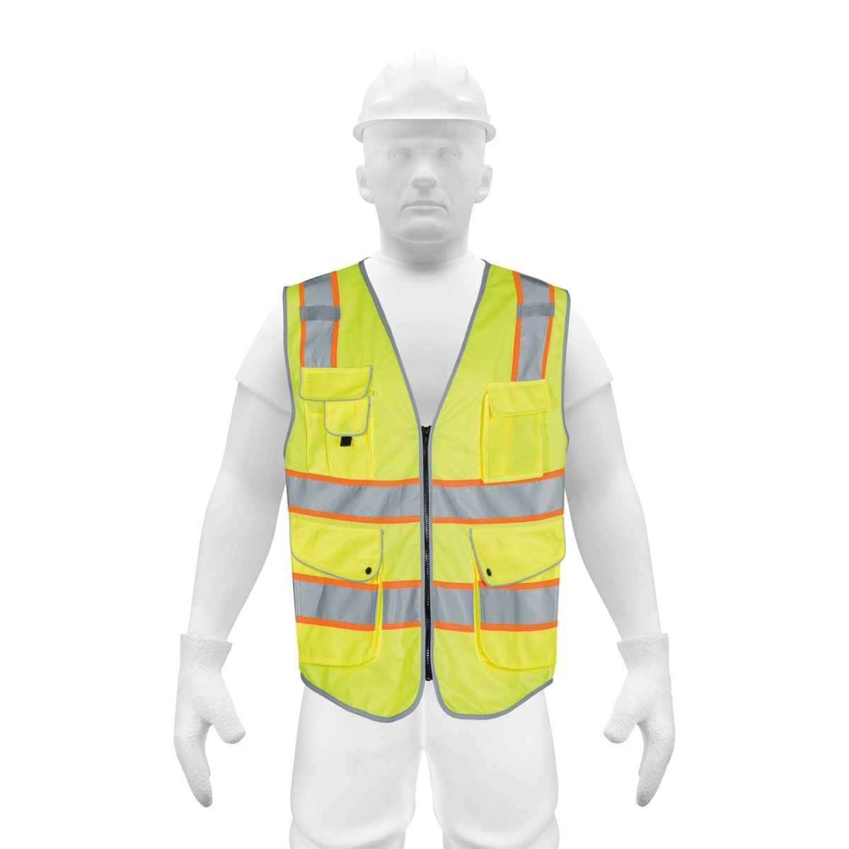 CHALECO DE SEGURIDAD, ALTA VISIBILIDAD, - SUPERMIX