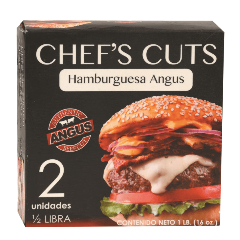CHEF S CUTS HAMBURGUESA 2 PACK 8 OZ - SUPERMIX