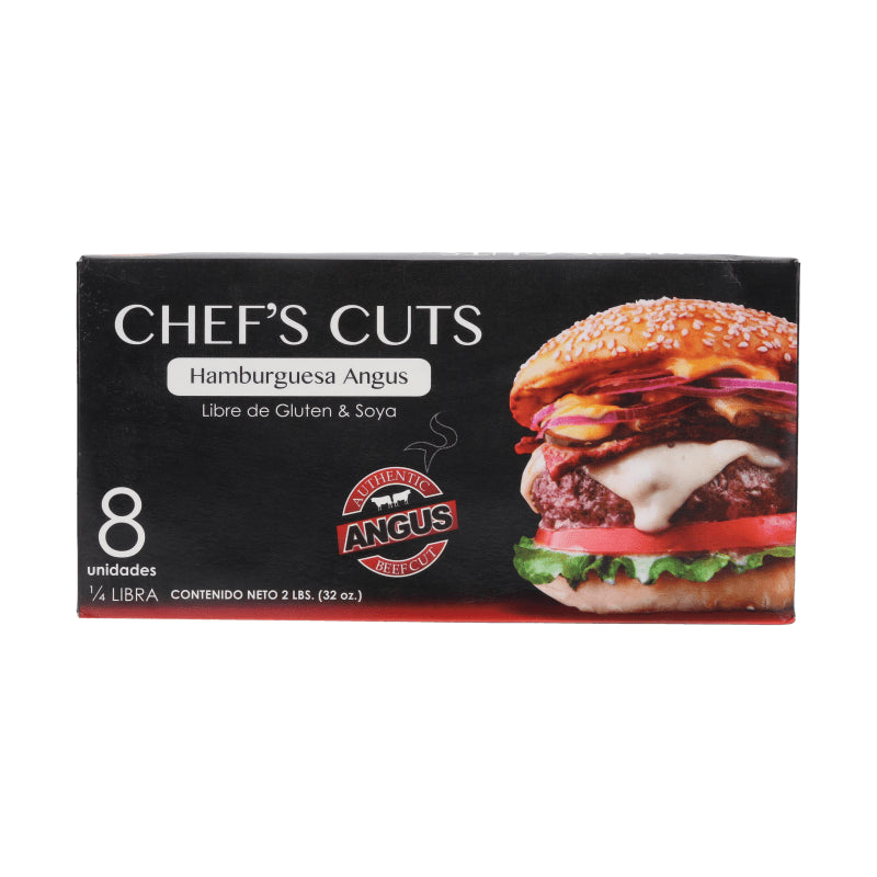 CHEF S CUTS HAMBURGUESA 4 PACK 8 OZ - SUPERMIX