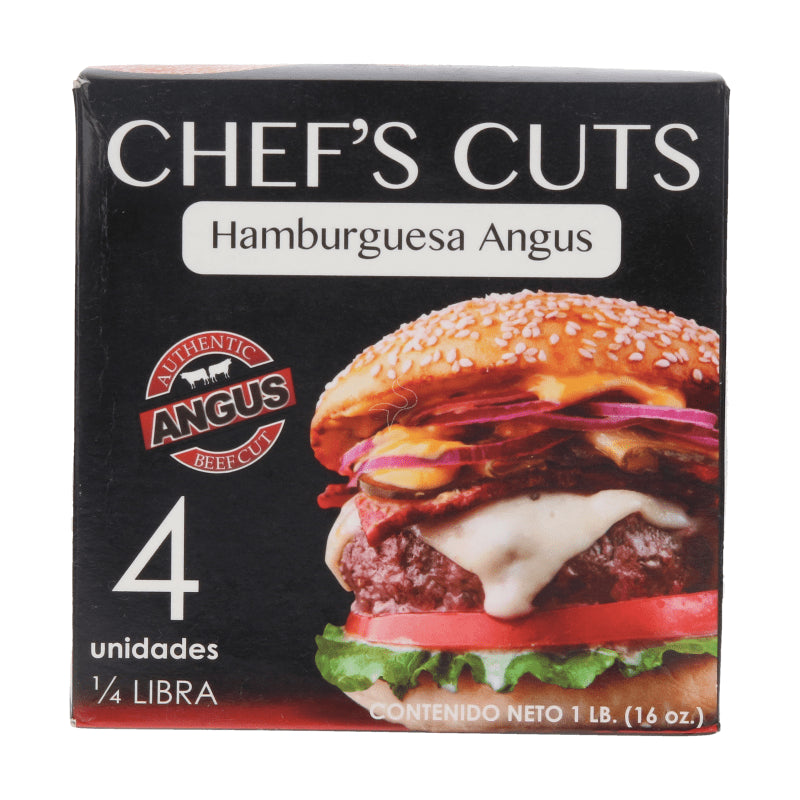 CHEF S CUTS HAMBURGUESA 4 PCK 4 OZ - SUPERMIX