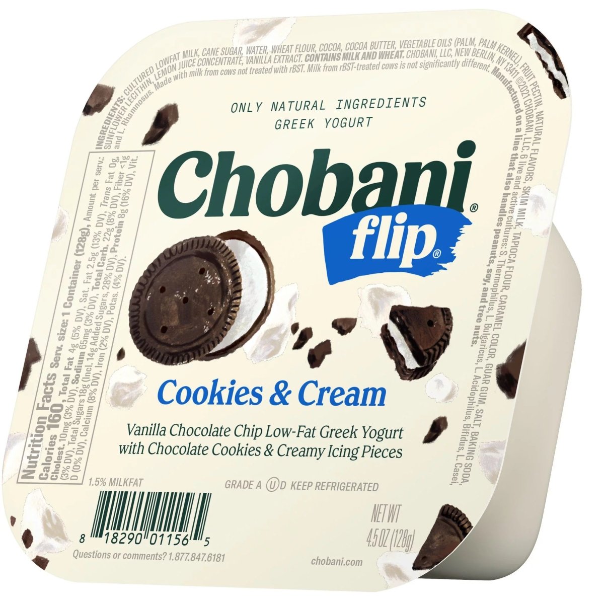 CHOBANI FLIP YOGURT COOKIES & CREAM 4.5 OZ - SUPERMIX