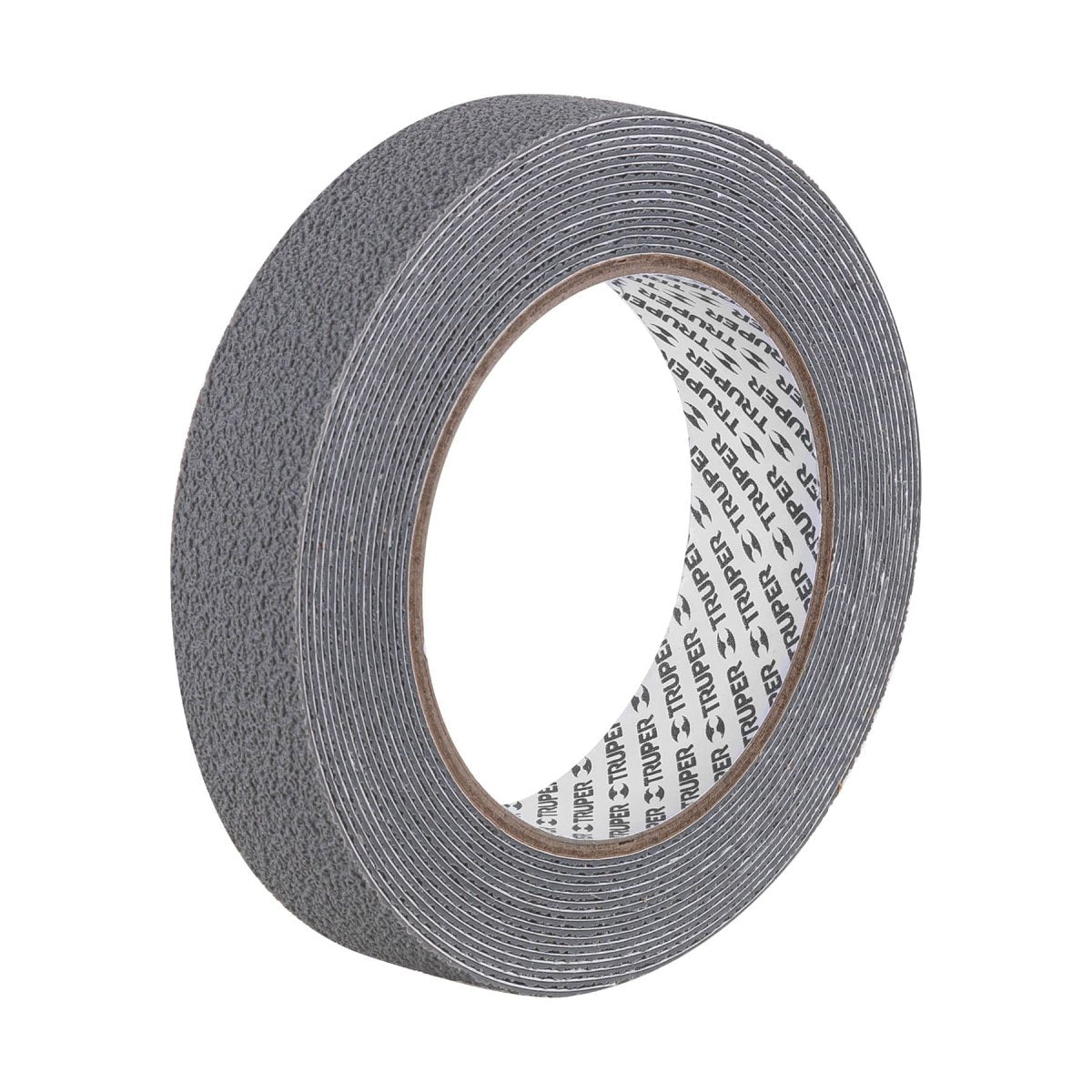 CINTA ADHESIVA ANTIDERRAPANTE 1" X 5M GRIS TRUPER - SUPERMIX