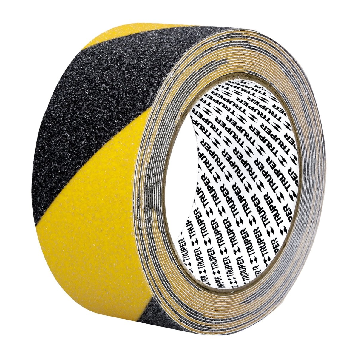 CINTA ADHESIVA ANTIDERRAPANTE 2" X 5M PARA SEÑALIZACION TRUPER - SUPERMIX