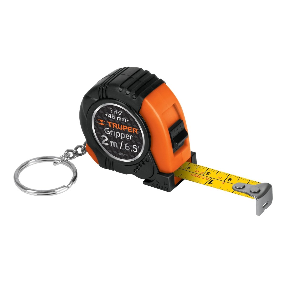 CINTA METRICA 2M GRIPPER TIPO LLAVERO TRUPER - SUPERMIX