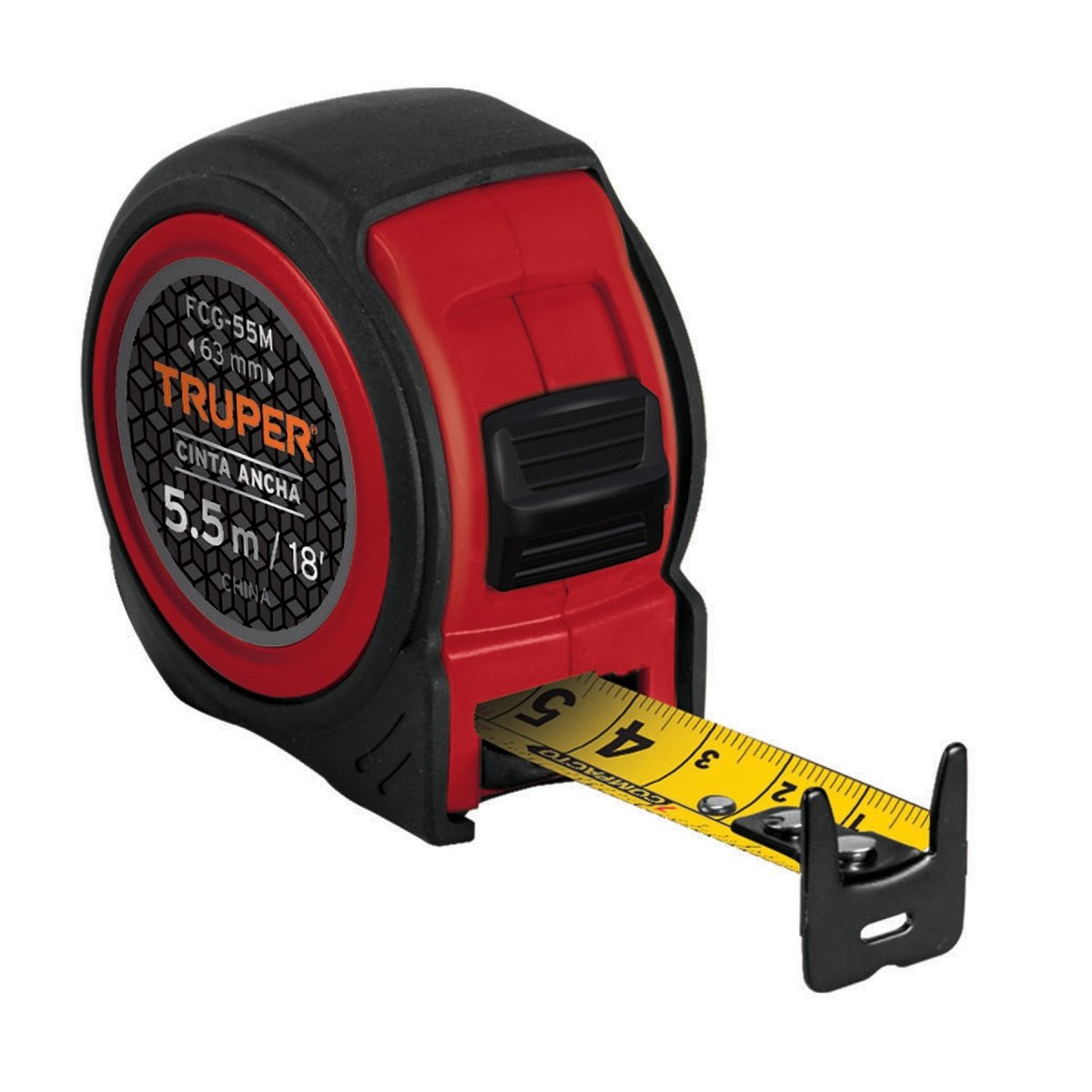 CINTA METRICA 5.5M CON GRIP TRUPER - SUPERMIX