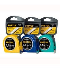 CINTA METRICA 5.5M VERDE PRETUL - SUPERMIX