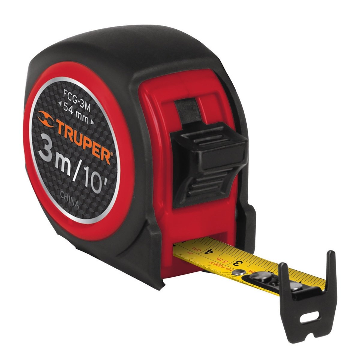 CINTA METRICA 8M COMPACTO CON GRIP TRUPER - SUPERMIX