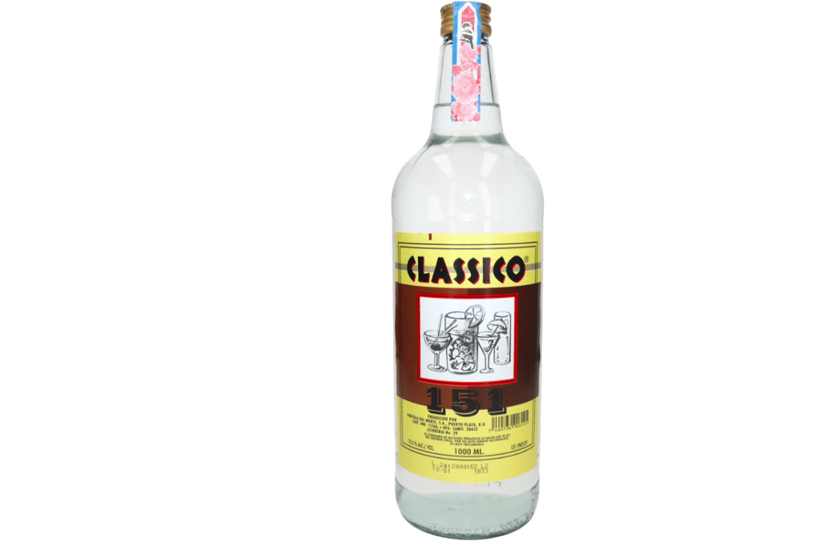 CLASSICO RON BLANCO 151 1000ML 75.5% ALC. - SUPERMIX