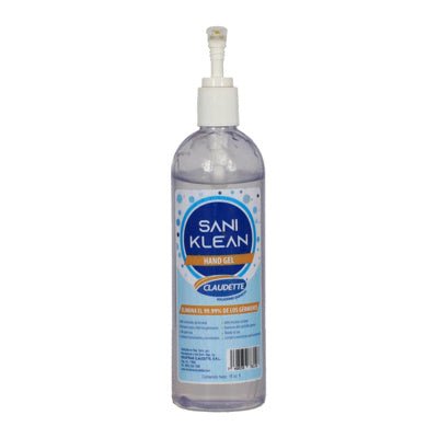 CLAUDETTE GEL PARA MANOS C/DISPENSADOR 16 OZ - SUPERMIX