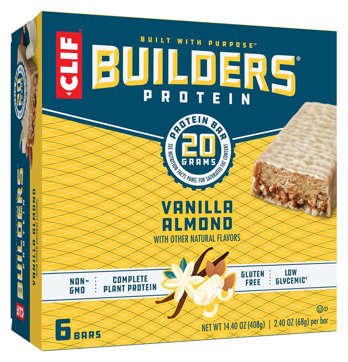 CLIF BUILDER BAR VAN ALMOND 4 OZ - SUPERMIX