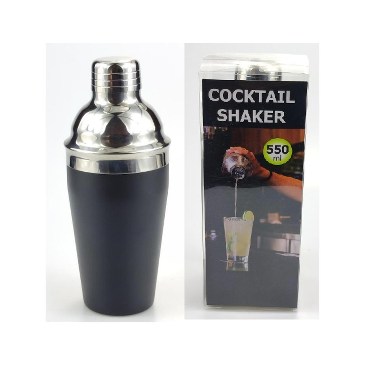 COCTELERA 500ML 9X9X20CM - SUPERMIX