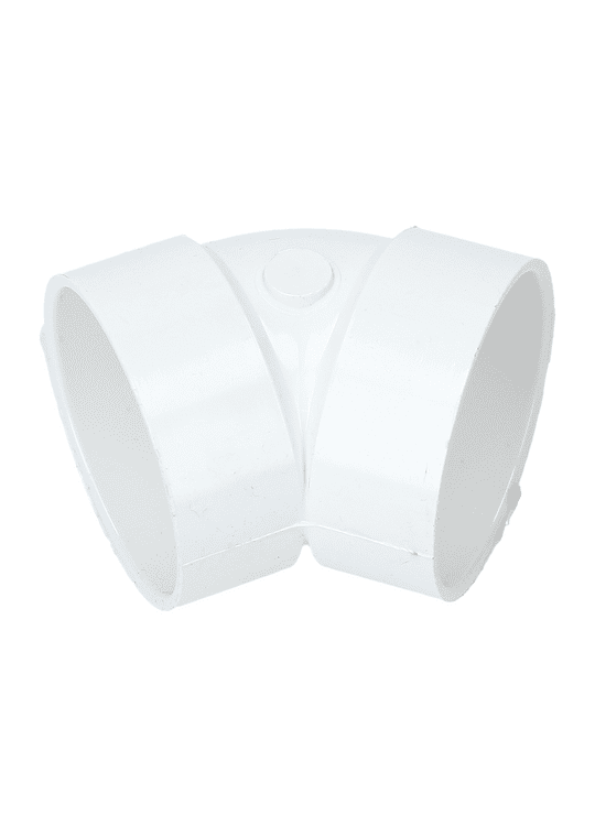 CODO DE 45 GRADO PVC - SUPERMIX