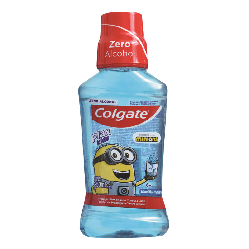 COLGATE ENJUAGUE BUCAL PLAX KIDS MINIONS 250 ML - SUPERMIX