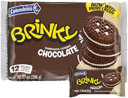 COLOMBINA BRINKY GALLETAS RELLENA CHOLOLATE 51G - SUPERMIX