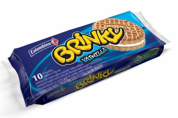 COLOMBINA BRINKY GALLETAS RELLENA VAINILLA 51G - SUPERMIX