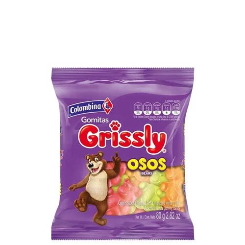 COLOMBINA GOMITAS GRISSLY OSO 80 GR - SUPERMIX