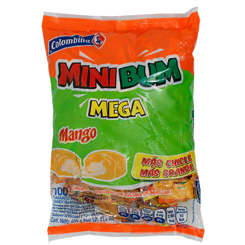 COLOMBINA MINI BUM CARAMELO SABOR MANGO 4.5 GR - SUPERMIX