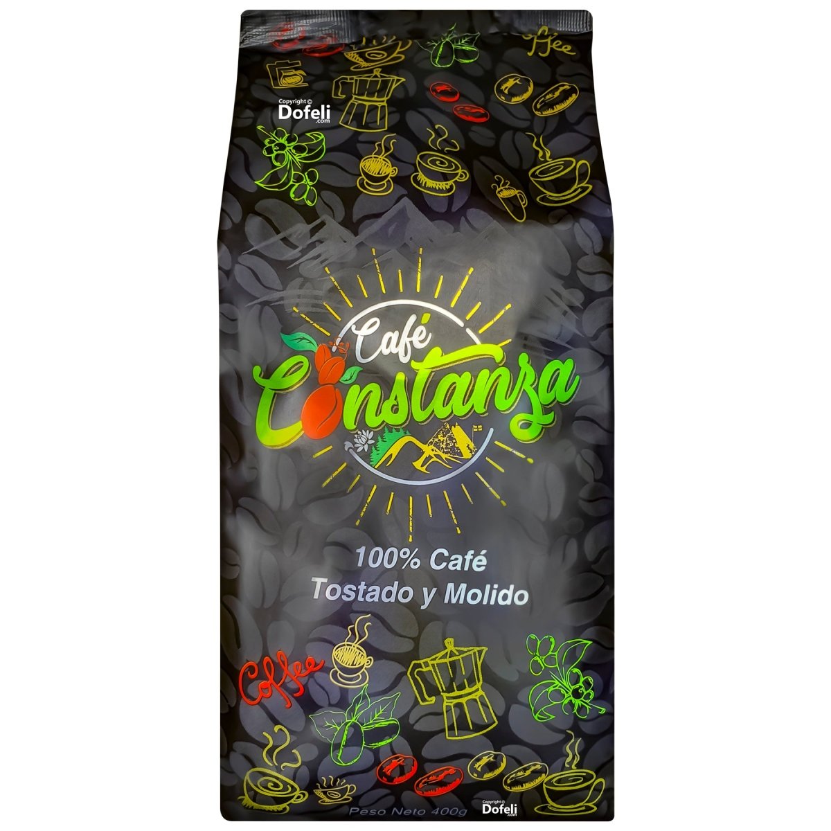 CONSTANZA CAFE MOLIDO 100% ARABICA 400 GRS - SUPERMIX