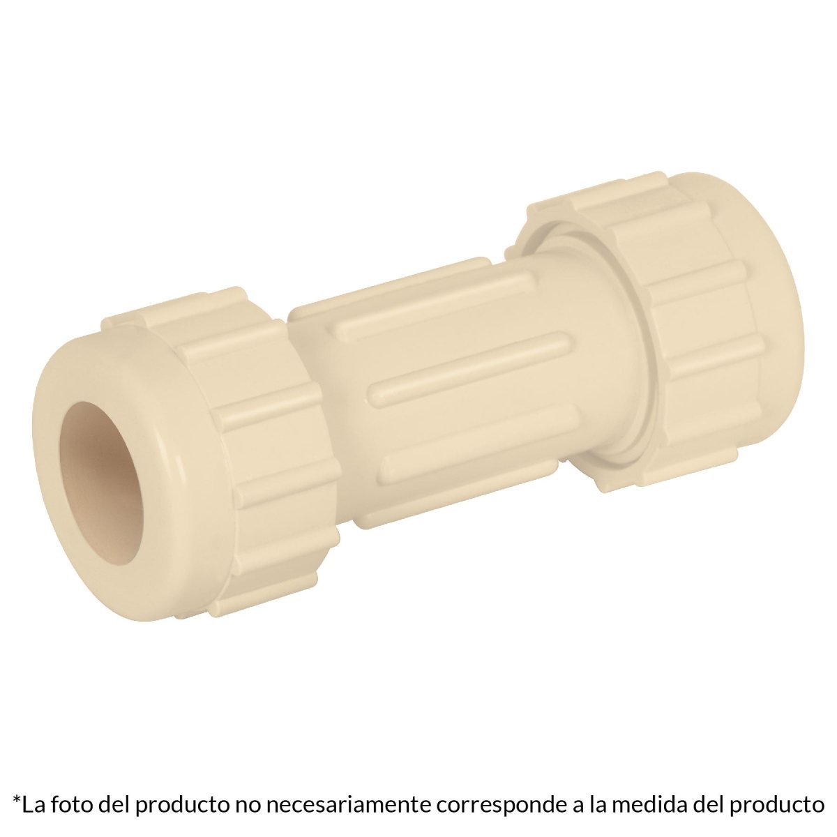 COPLE DE COMPRESION DE CPVC - SUPERMIX