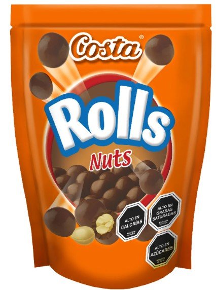COSTA CHOCOLATE ROLLS CROCANTES 150 GR - SUPERMIX
