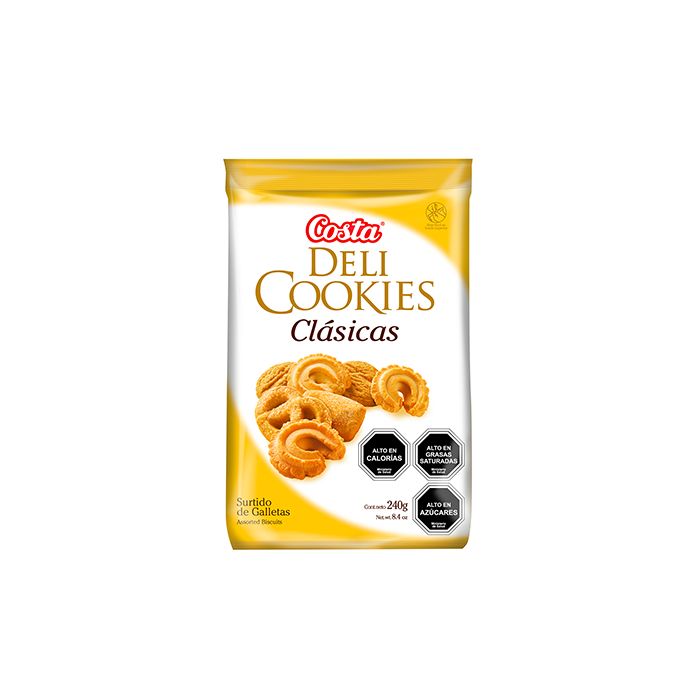 COSTA GALLETA DELI COOKIES CLASICA 240 GR - SUPERMIX