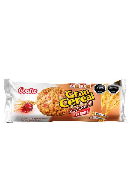 COSTA GALLETA GRAN CEREAL BERRIES 185 GR - SUPERMIX