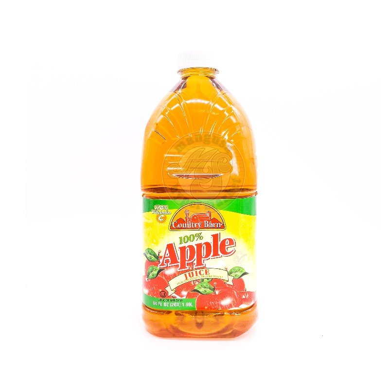 COUNTRY BARN APPLE JUICE PLASTIC BOTTLE 64 OZ - SUPERMIX