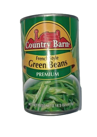 COUNTRY BARN FRENCH STYLE GREEN BEANS 14.5 OZ - SUPERMIX