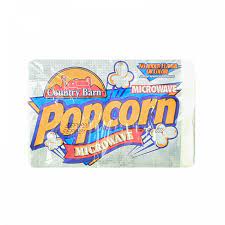 COUNTRY BARN MICROWAVE POPCORN NATURAL 3.5 OZ - SUPERMIX